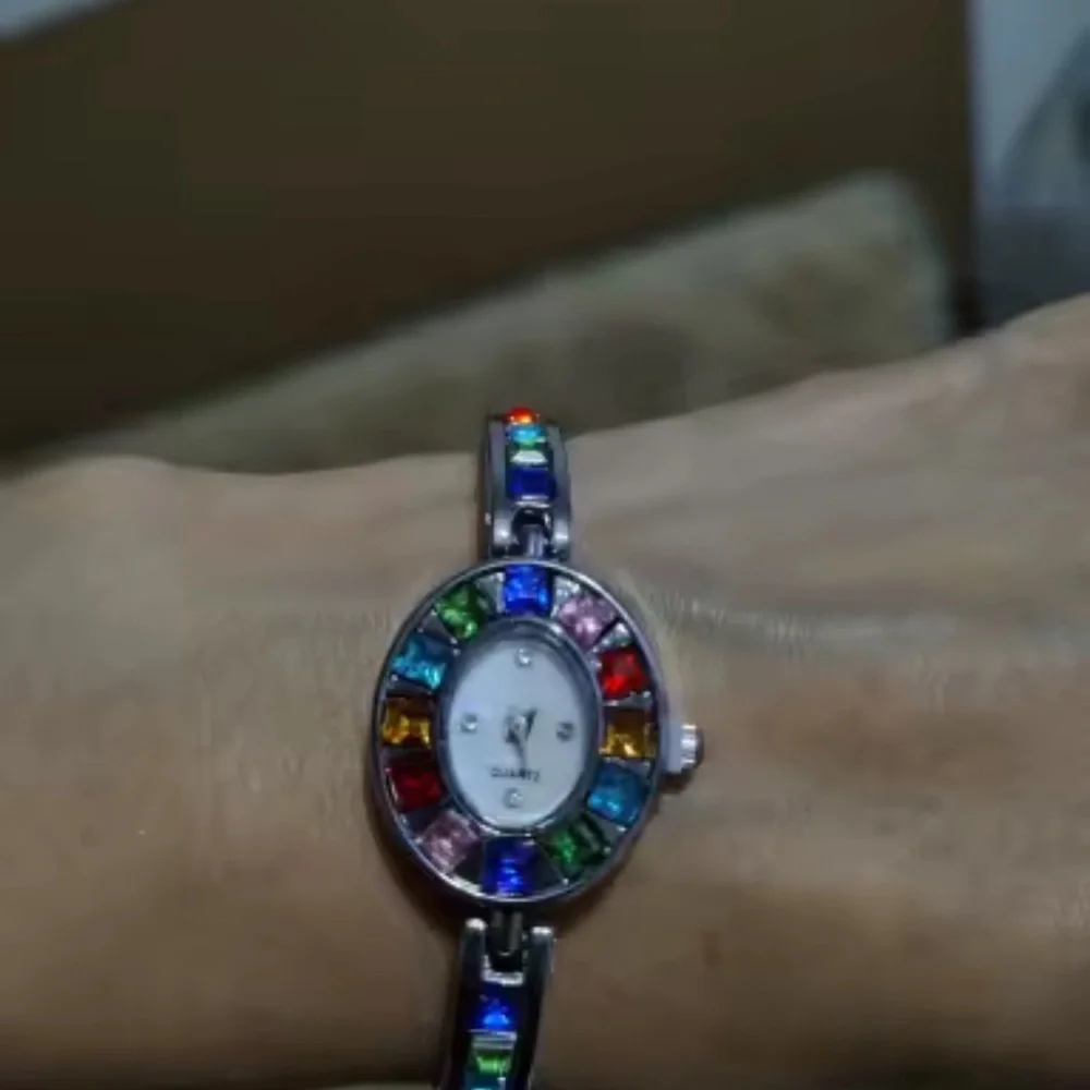 Multicolor Silver Women's Quartz Watch